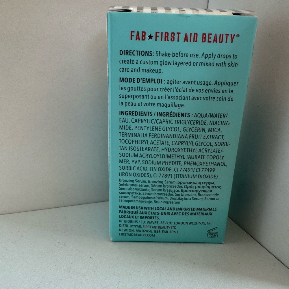 First Aid Beauty Bronze Glow Drops Vacation Sheen 30 ml 1 fl oz NEW $28 - Picture 4 of 5